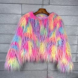 DEAT Fur Imitation Fur Coat Korean Version Pure Color Beach Wool Women's Short Coat Straight 2026 Winter Wram Jackets 11A06487