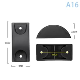 1Pcs Black Replacement Plastic Stud Luggage Feet Pads Baggage Stud Foot Feet Pads For All Suitcase Bags Luggage Stand Feet 2025