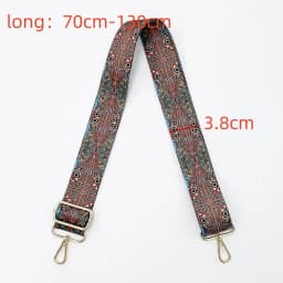 National Wind Handbags Chain Interchangeable Adjustable Nylon Decorative Chain Colored Bags Belts Fashion Shoulder Bags Straps
