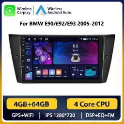 Podofo Android Car Radio For BMW 3-Series E90 E91 E92 E93 2005-2013 Android Auto Multimedia Player GPS Navigation RDS Head Unit