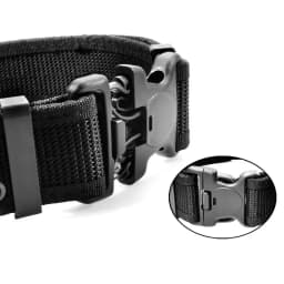 Men's Tactical Outer Belt Made of Nylon Material, with a Metal Fixing and Adjuster Buckle, Suitable for Outdoor Sports