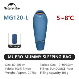 Naturehike Camping Sleeping Bag MJ PRO Ultralight Waterproof Mummy 4 Season Backpacking Sleeping Bags Outdoor Traveling Hiking