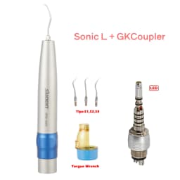 Dental Fiber Optic Air Scaler SONICflex Sonic L Fit KaVo Multiflex Led Coupling / GK LED Coupler