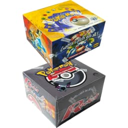 PKM Base Set Fossil Jungle Team Rocket Neo Destiny Booster Box 1999 2000 Year 1st Edition 1Box 36 Packs Proxy Game Cards Sealed
