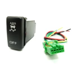 1PC LED Light Switch For Toyota FJ CRUISER Prado 120 LC100 Modification ABS TRAC OFF Power On Off Button Switch With Wire