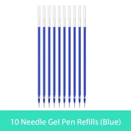 10/20/30 pcs/set 0.5mm Gel Pen Refills Red Blue Black Ink Stationery Writing Supplies Office Signature Rods Office School Needle