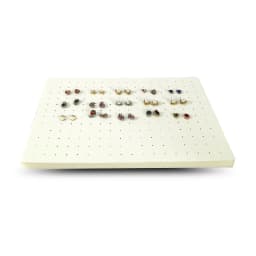 216 Holes Earrings Display Pad Studs Earrings Storage Jewelry Tray Inner Jewelry Box Insert Pad DIY Sponge Mat 33.5*22.5*1cm