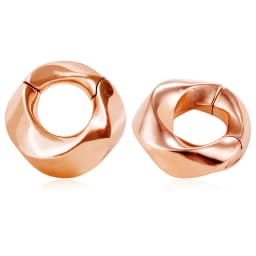 Casvort 2PCS Vortex Ear Weights Hangers Stainless Steel Magnetic Ear Gauges Plugs Fashion for Women Body Jewelry Piercing Gift