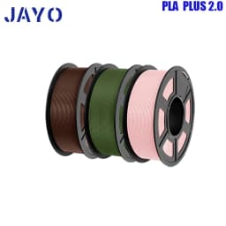 JAYO PETG/PLA Plus 2.0 3D Printer Filament 3 Rolls No Bubbles Smooth Multiple Colors 3D Filament Fit For FDM Printers 1 Roll/1.1
