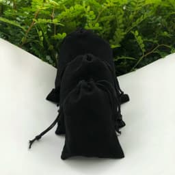 200 Pieces Velvet Dust Bag Black Multi-Color 10x12 Cm 7x9 Cm 5x7 Cm Drawstring Gift Packaging Small Jewelry Storage Bags