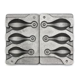 Dimatteo DIY Fishing Snapper Sinker Mould DMTSNSM/Medium Combo Snapper Sinker 112g 140g 168g 3 Cavities