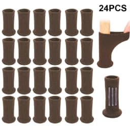 Multi-Color Knitted Silicone Chair Leg Socks with Anti-Slip Design for Floor Protection Prevent Scratches and Reduce Noise