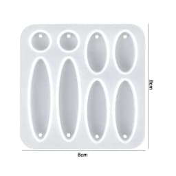 Earring Pendant Silicone Mold Epoxy Resin Mixed Style Jewelry Making Casting Molds DIY Charms Pendant Mould Creative Craft DIY