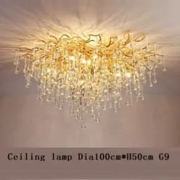Luxury Crystal led Ceiling Lights Chandeliers Home Hanging Pendant Lamp Living Dining Room Bedroom Lustre Lampara techo