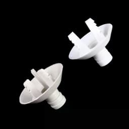 Air Conditioner Ac External Unit Drain Hose Connector Elbow Fitting With Rubber Ring