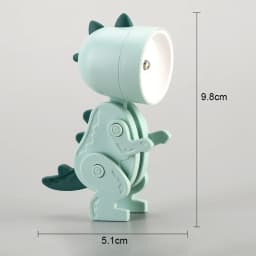 LED Night Lights Battery Magnetic Folding Nights Lamp Bedroom Bedside Table Ornaments Children's Toys Mini Dinosaur Night Light