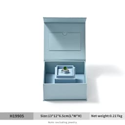 Oirlv Ring Box Ingeniously Designed with a Specialized Slot for Secure Jewelry Placement Boasting a Sophisticated Structure Gift