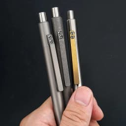 EDC Titanium Alloy Pen Portable Business Writing Multi-functional Portable Outdoor Traveling Office EDC Tools Ballpoint Pen