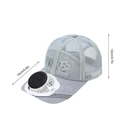 Solar Fan Caps Baseball Hats with Fans Baseball Hat Fan Hat Breathable Beach Hat Cooling Fan Cap UV Protection Hats