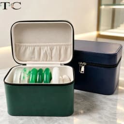 Large Capacity Bracelets Storage Case Leather Fabric Jewelry Box Bangle Organizer Business Jewelry Packaging