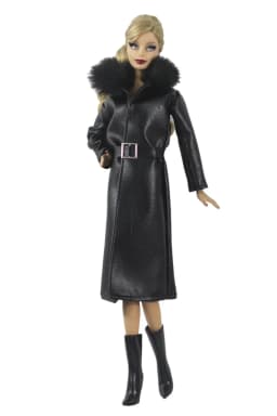 Handmade BABI CLOTHES Leather Fur Clothes Outfit for 11.5 inch 30cm Doll bjd clothes Many Style Gifts for doll accessories