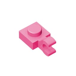 Gobricks GDS-813 PLATE 1X1 W/HOLDER VERTICAL compatible with lego 6019 61252 children's toys Assembles Building Blocks Technical