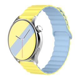 20mm 22mm Magnetic Loop For Samsung Galaxy watch 5 pro 7 6 4 Classic 42mm 46mm Silicone link bracelet huawei GT 2-2e-3-4 strap