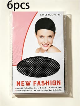 5 PiecesPackage High Quality Stretchable Elastic Hair Nets Open Ends Mesh Net Wig Caps for Hair Styling