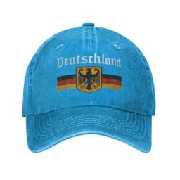 Deutschland Flag Eagle German Casual Baseball Cap For Women Men Summer Hiking Trucker Hat Fashion Wholesale Snapback Cap