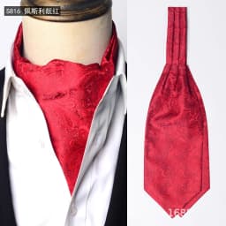 Luxury Mens Vintage Polka Dot Ascot Tie Wedding Formal Cravat Scrunch Self British Gentleman Polyester Paisley Retro Neckties