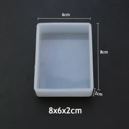 JCD Cuboid Cube Resin Mold Crystal Epoxy Silicone Mold Diy Candle Mold Square Rectangular Casting Tools Accessories