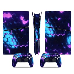 For PS5 Slim Digital Protective Decal Skin Sticker Cover Wrap Console and Wireless Controller
