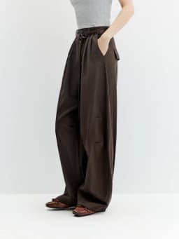 FSLE 2026 Fall Women's Chic High Waist Cotton Plaid Wide Leg Dress Pants - Relaxed Fit Casual Trousers for Daily Wear Style