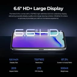 HOTWAV Note 13 Pro 16GB+256GB Octa-Core 6.6'' HD+90Hz Refresh Rate Android 13 NFC 50MP Camera 5160mAh 18W Charging