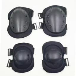 Military Tactical Knee Pad Elbow Pad Set Airsoft Knee Elbow Protective Pads Combat Paintball Skate Outdoor Sports
