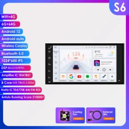 7 inch Carplay Android Auto Car Radio For Toyata RAV4 Prado Hilux Terios Vitz Avanza MR2 Yaris GPS Navi Car Intelligent Systems