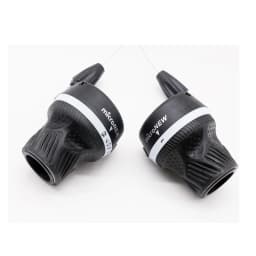Micronew Left & Right MTB Mountain Bike Transmission 3X6 3X7 3X8 Speed Twist Shifter Bicycle Bike Shifter Derailleur For Shimano