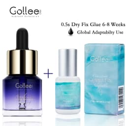 Gollee All Weather 0.5S Quick Drying Eyelash Extension Glue Professional Eyelash Adhesive Super Bonder Eye lash Booster
