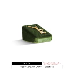 Yinbeini Velvet Pendant Necklace Display Stand Earring Stud Jewelry Display Prop Holder for Retail Showcase TB030