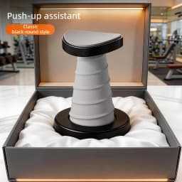 Ergonomic Core Training Assist Push Up Bar Automatic Rebound Spring Floor Stand Home Gym Pilates Upper Body Strength Equipment