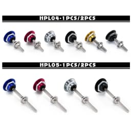 Universal 32mm/1.25" Push Button Billet Hood Pins Lock Clip Kit Engine Bonnets Lock Aluminum Car Quick Latch PQY-HPL04/05