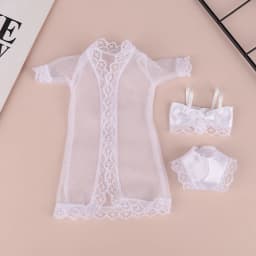 1/6 Doll Lace Underwear Bra Briefs Pajamas Set 30CM Dolls Clothes Suit Doll Decoration Accessories For Kid Pretend Play Toys