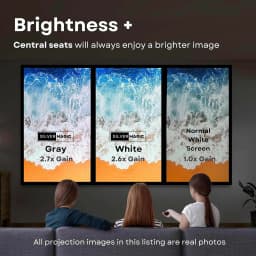 Portable Projector Screen 16:9 Foldable Projection Screens Home Cinema House Indoor Outdoor Theater 4K HD 1080P Anti Light Flat