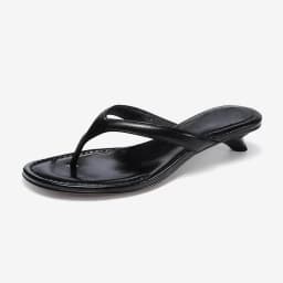 Kitten and French vacation style flip-flops premium oil wax sheepskin slippers casual sandals
