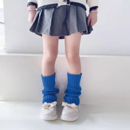 Autumn Solid Color Leg Warmers Middle Tube Socks Knitted Y2K Lolita Style Mid-Calf Socks for Children Girl