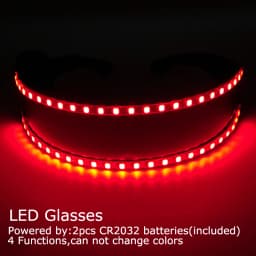 USB Rechargeable LED Glowing Gloves Finger Lighting Flashing Gloves Glasses Stage Performance Costume Dance Concert Decor