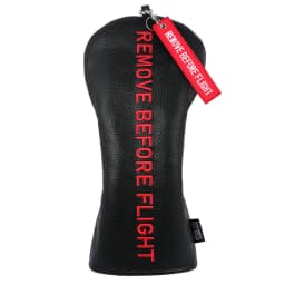 Red Remove Before Flight Golf Headcover Golf 460CC Driver Cover Wood Hybrid Mallet Cover