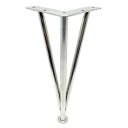 1PC 20cm-40cm Gold Iron Table Legs Metal Hardware Furniture Foot Stainless Steel Adjustable Tilt Cabinet