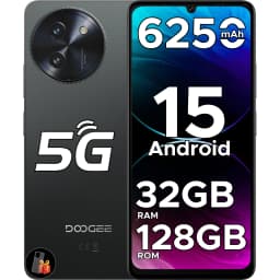 DOOGEE Note 59 5G Smartphone "120Hz 32 Go RAM (8 + 24) 128 Go ROM large capacity battery 6250 mAh Android 15 NFC Phone