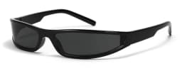 Narrow Rectangle Y2K Sunglasses 2025 Luxury Brand Punk Wrap Arou7.85